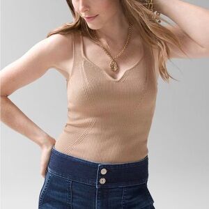 WHBM Sweetheart sweater tank